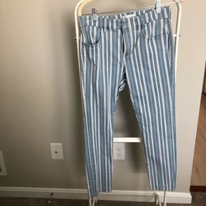 Loft Striped Chambray Jegging